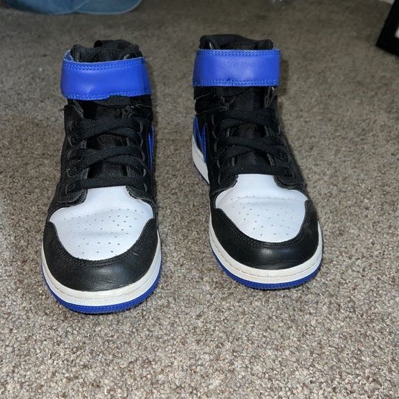 custom Blue white and black jordan 1s - Picture 3 of 5